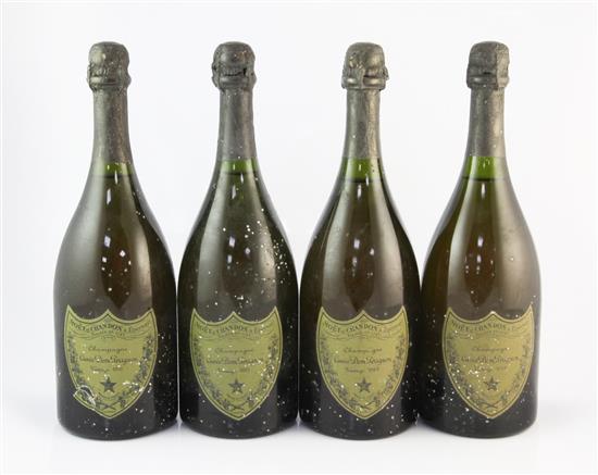 Four bottles of Dom Perignon,